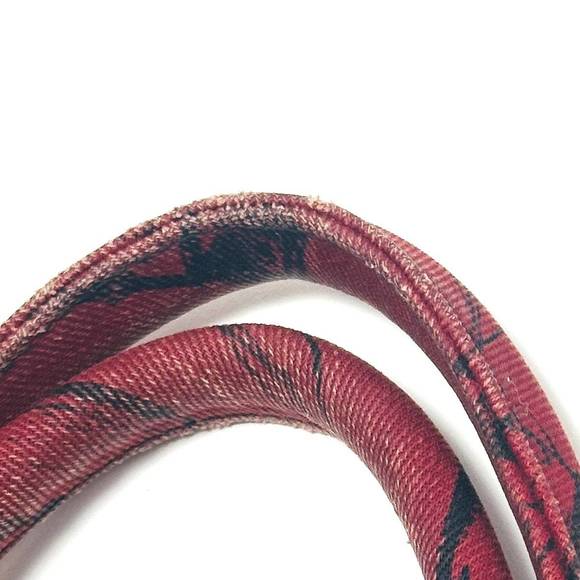 Miu Miu Tote Bag Lighter Pattern Red Black Leather - Picture 6 of 11